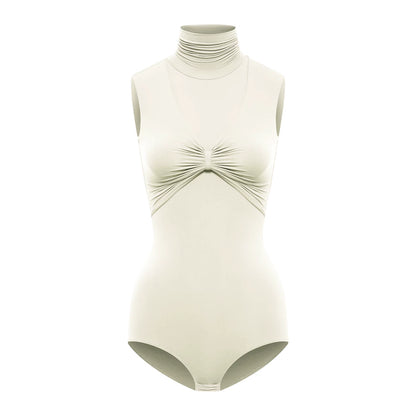 DUYQ welfare single product 029 sleeveless pile collar Basics top national standard Latin dance suit