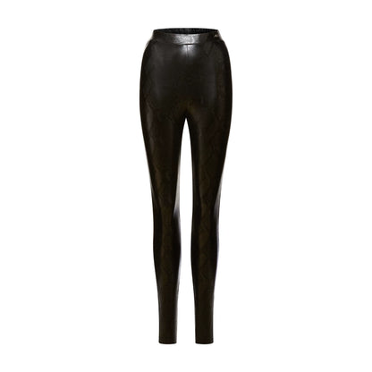 DUYQ welfare single item 027 leopard print snake print tight Latin dance pants