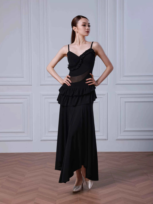 TID Modern Dance Dress New Premium Waltz Dress Adult Ladies Ballroom Dance Dress