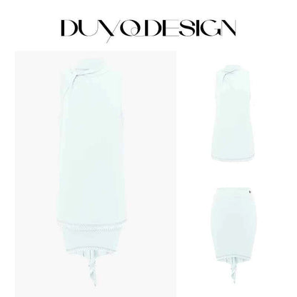 DUYQDSIGN014 Nine-color classic welfare set, including tops and skirts