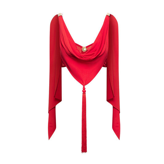 DUYQ [NSAD] 007 summer short top national standard women's Latin practice performance clothes new products