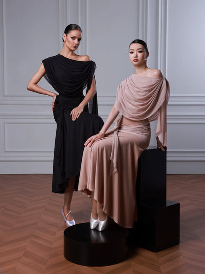 TID modern dance practice suit female ballroom dance practice suit waltz skirt B082/S051