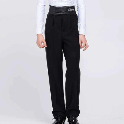 G.DANCE Latin dance boys and children high waist dance training table performance uniform trousers