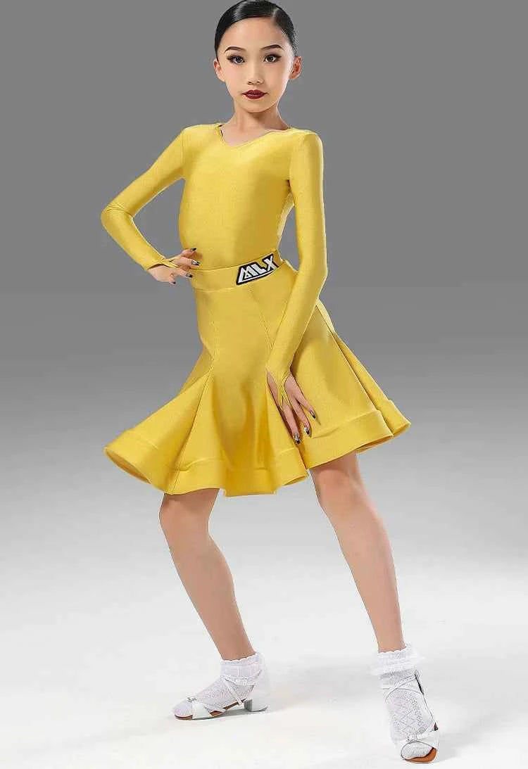 MLX.8954 Children's Latin Dance Clothing Girls' Competition Grading Standards Regulations Children's Dance Performance Clothing