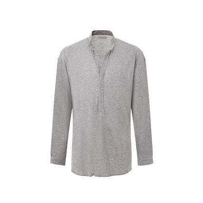 DUYQ "New Men" 008 Classic replica of the national standard men's Latin dance practice clothes, shirts and tops