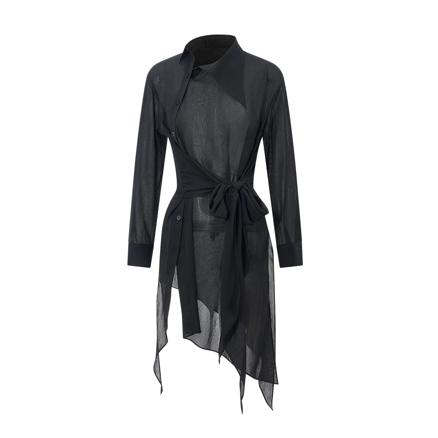 DUYQ "Female Teacher Series" 002 diagonal placket strap design sense teaching top national standard Latin dance uniform professional
