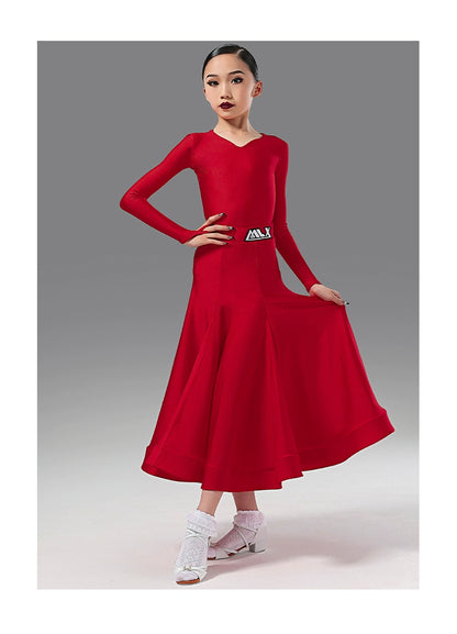 MLX.BJ01 2025 new children's modern dance suit three-piece suit professional Latin dance competition grading regulations clothing