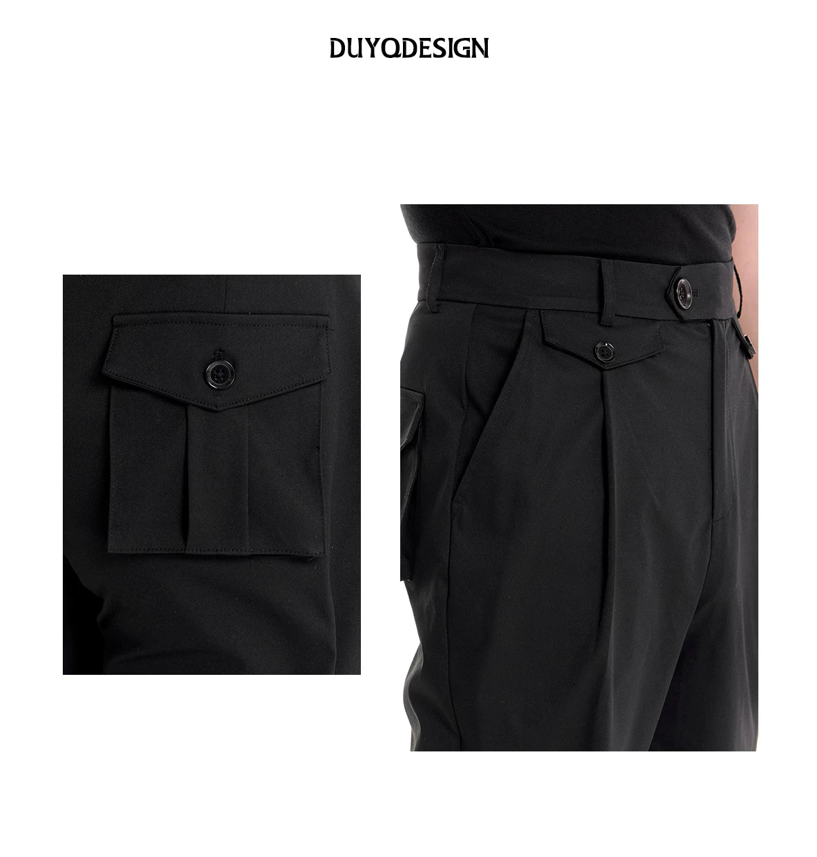DUYQ "Men's Series" 010 Minimalist high-end straight trousers Latin dance clothes can be practiced and taught