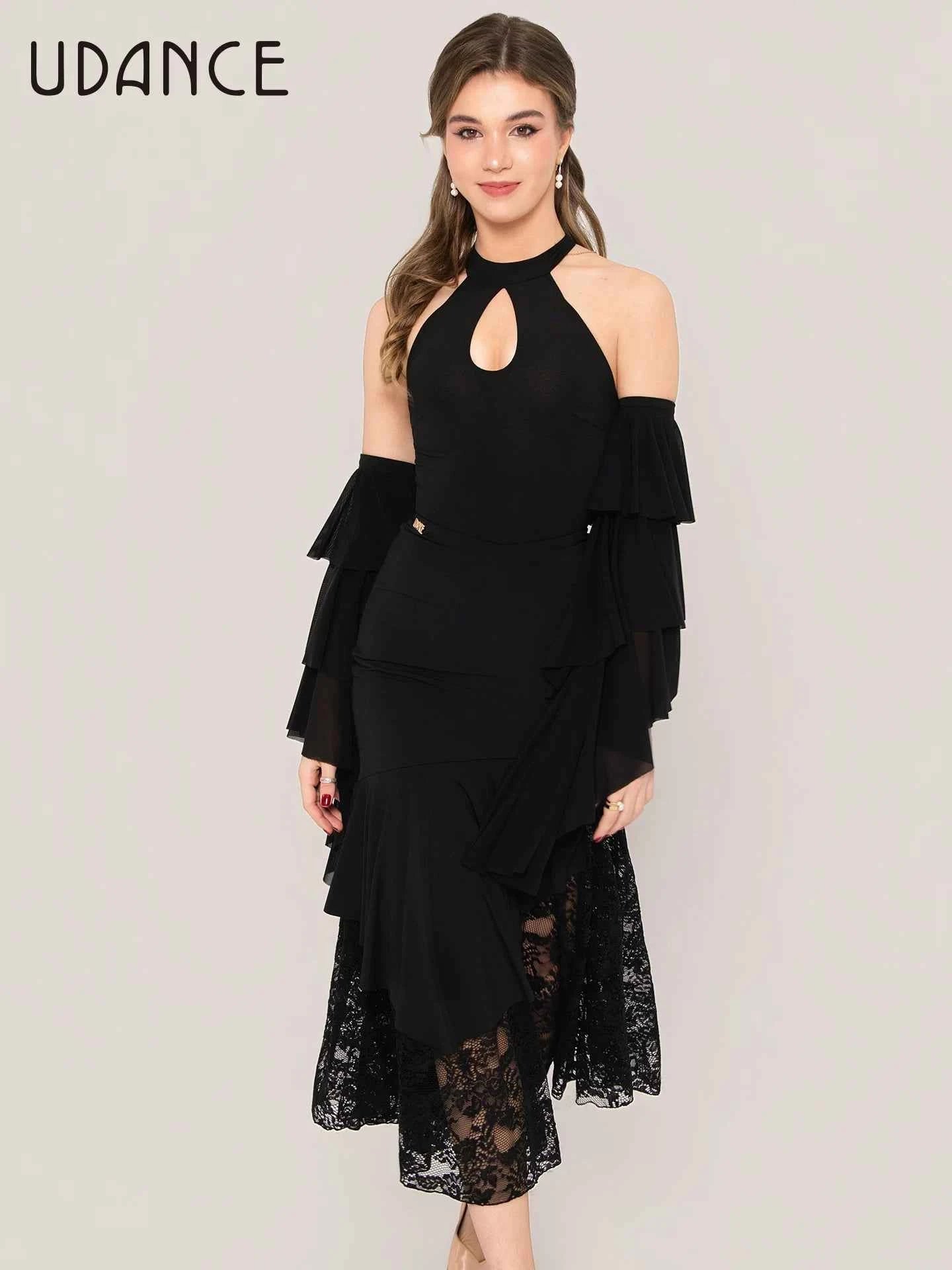 UDANCE Modern Body Suit Sleeveless Body Suit V-Neck Premium Versatile National Standard Modern AMD02