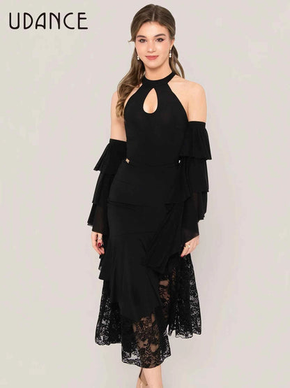 UDANCE Modern Body Suit Sleeveless Body Suit V-Neck Premium Versatile National Standard Modern AMD02