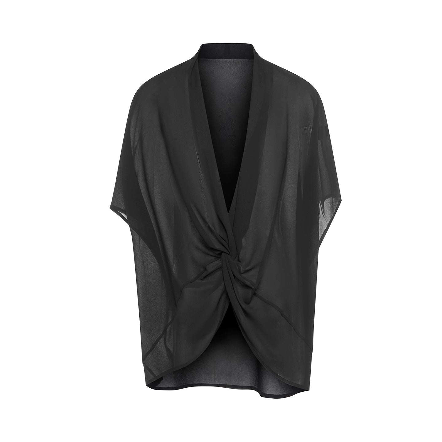 DUYQ [Polina] 009 versatile chiffon loose kink blouse national standard women's Latin dance practice suit top
