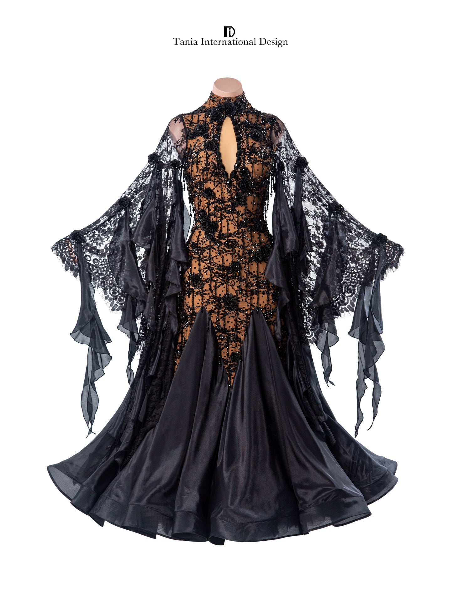 TID brand modern dance suit new women's dress ballroom dance skirt ballroom dance professional competition suit M1293