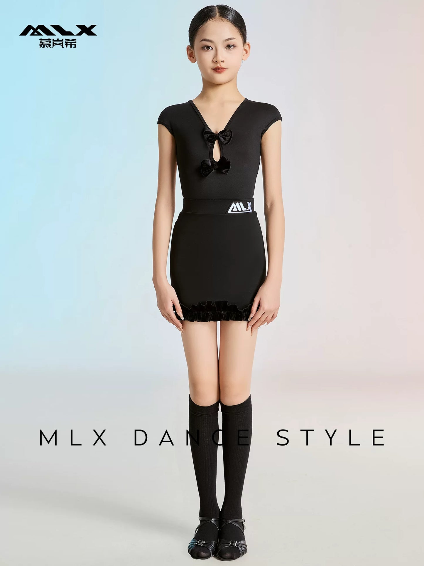 MLX8215/8400 Latin dance costumes for children in summer, high-end girls' professional dance training performance