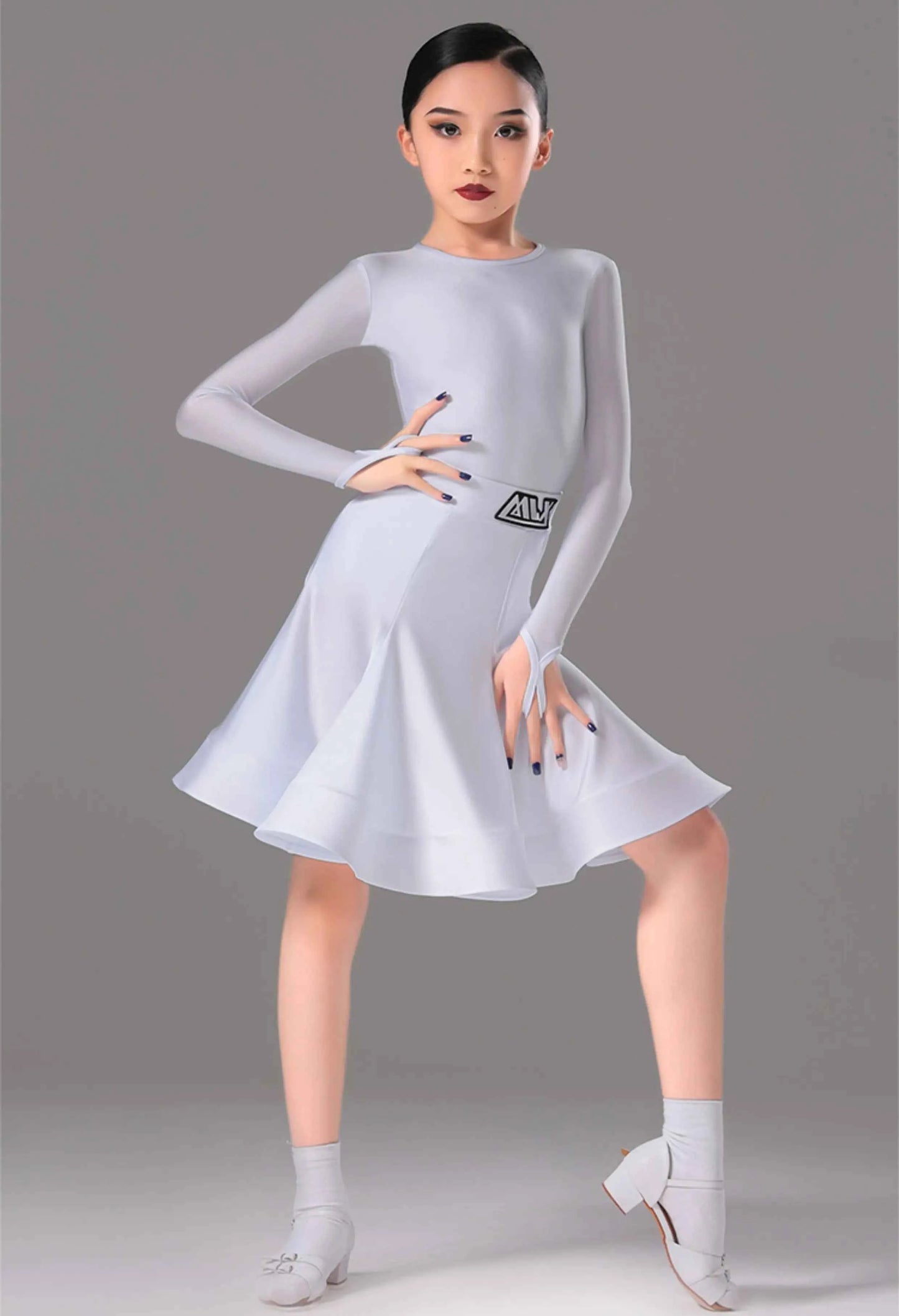 MLX children's Latin dance costumes children's competition grading regulations professional national standard dance performance costumes