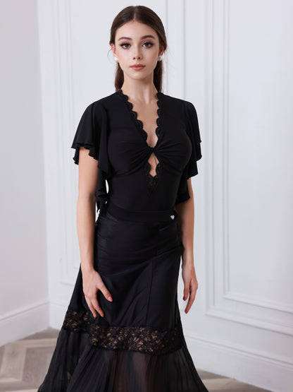 TID summer new ballroom dance skirt premium ballroom dance top