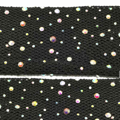 Caramel Hard Mesh Rhinestone Latin Dance Net Socks