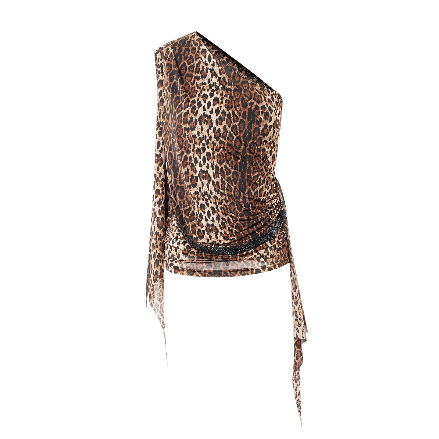 DUYQ "Leopard Hidden, Xia Ying" Modern 007 Ribbon Top National Standard Women's Modern Dance Practice Suit Professional New Product