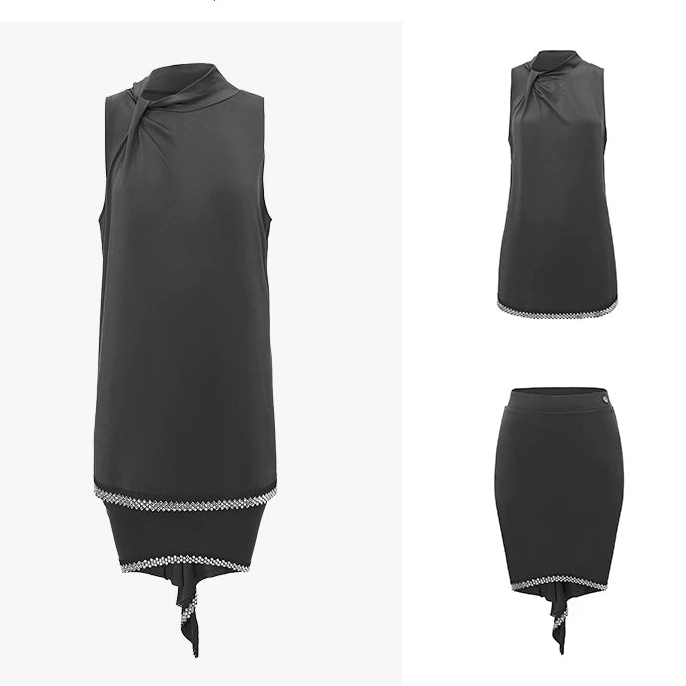 DUYQDSIGN014 Nine-color classic welfare set, including tops and skirts - Mine·Jas