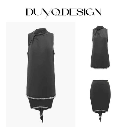 DUYQDSIGN014 Nine-color classic welfare set, including tops and skirts