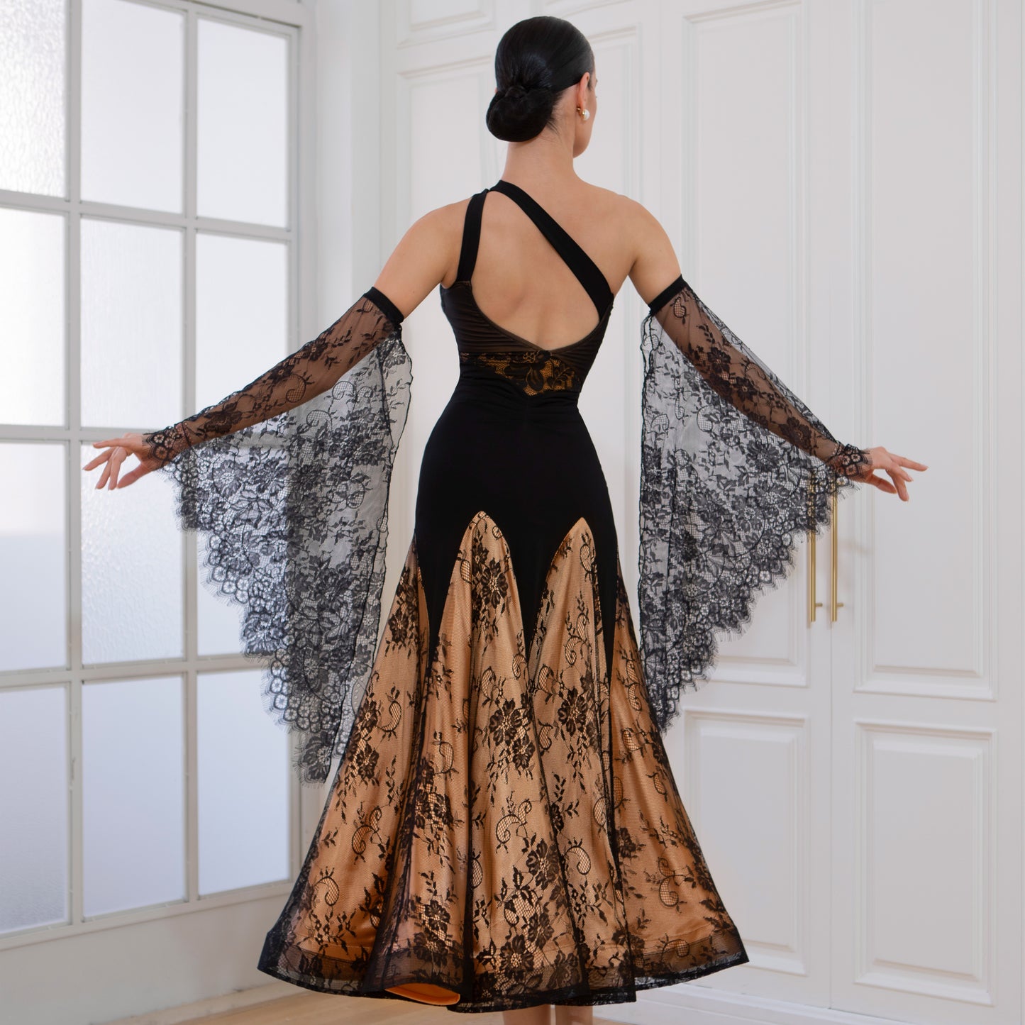 TID-D015  new professional ballroom dance competition suit premium dance dress adult dance clothing