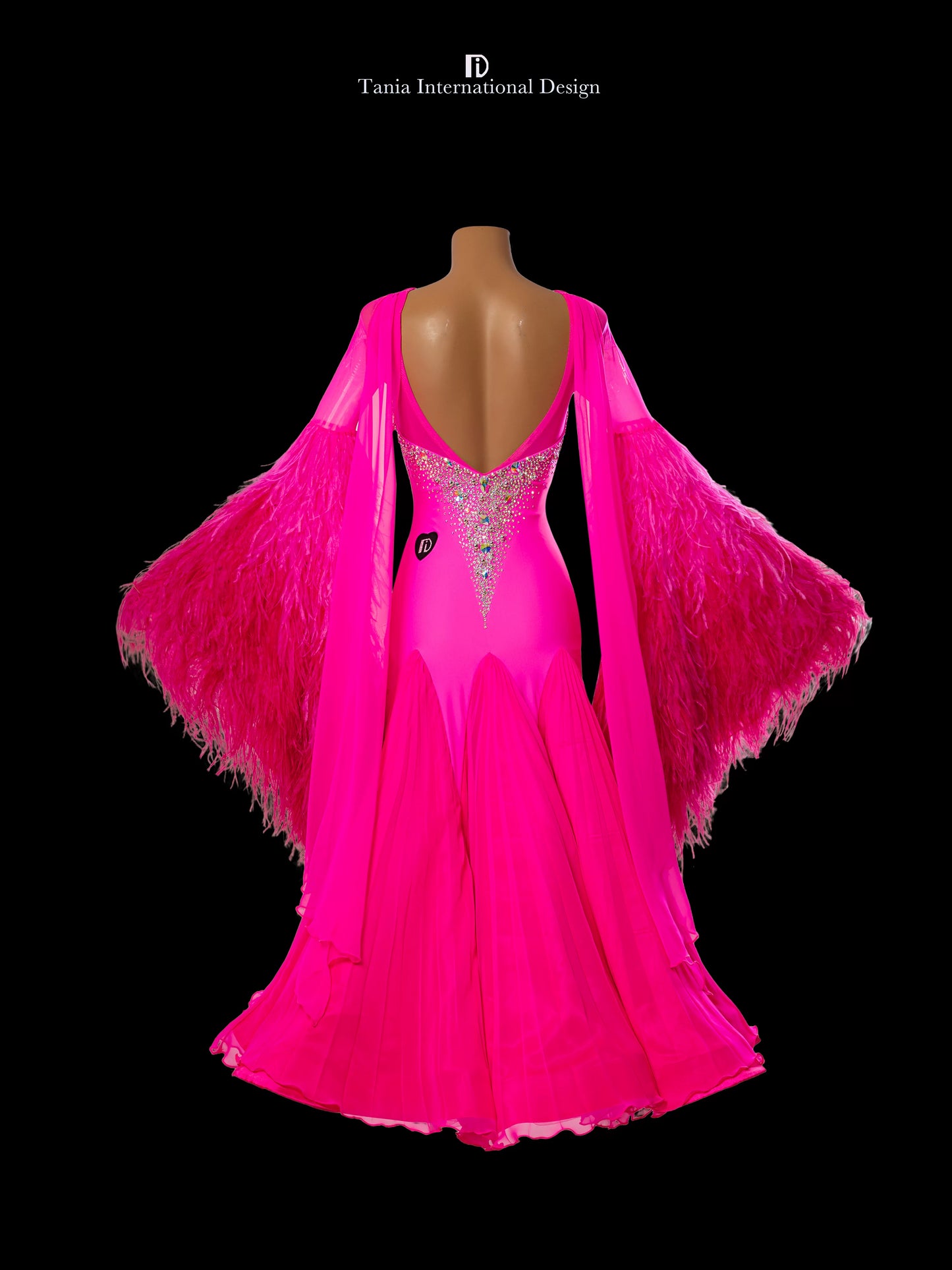 TID M369 women's ballroom dance dress ballroom dance professional competition costume - Mine·Jas