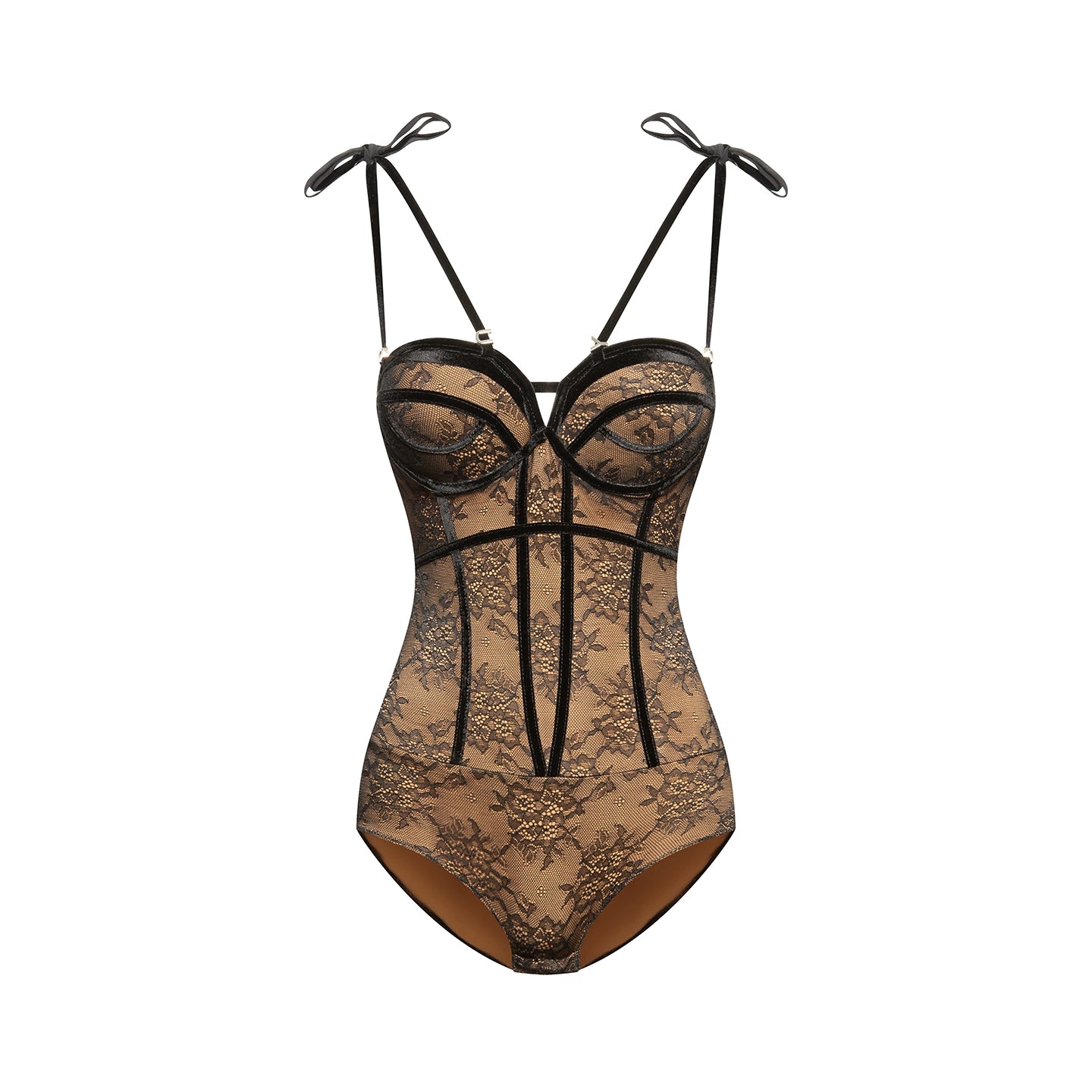 DUYQ [NSAD] 003 Bow One-piece Corset Latin Girl Practice Performance Clothing Professional Class Uniform Advanced