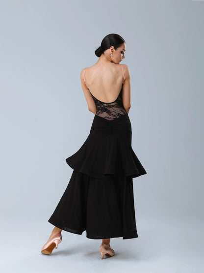 TID.D022 new ballroom dance swing skirt Latin dance performance suit Modern dance suit