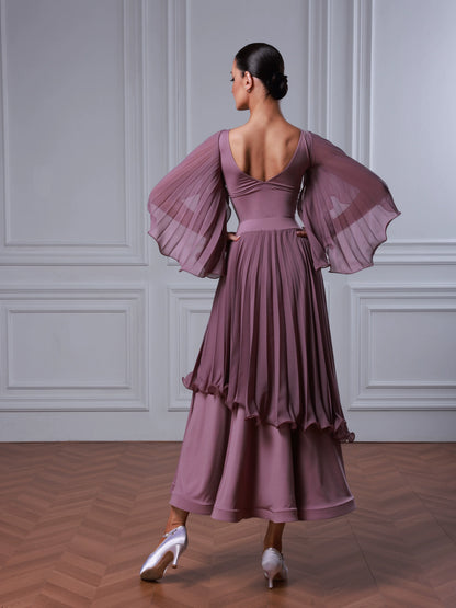 TID modern dance practice suit women's new pleated skirt fashion dance clothes ballroom dance skirt