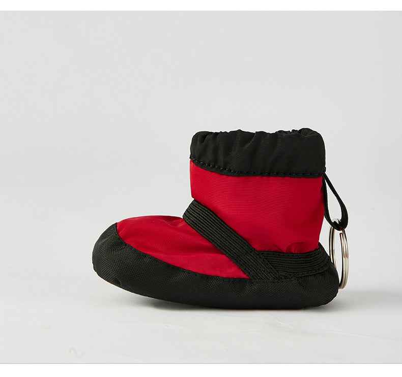 Mini Warm Boots Keychain Cute Winter Shoes Bag Charm