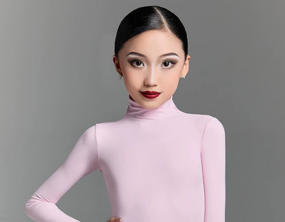 MLXchildren's dance training performance suit, high-end children's Latin dance practice suit, fringed skirt set - Mine·Jas