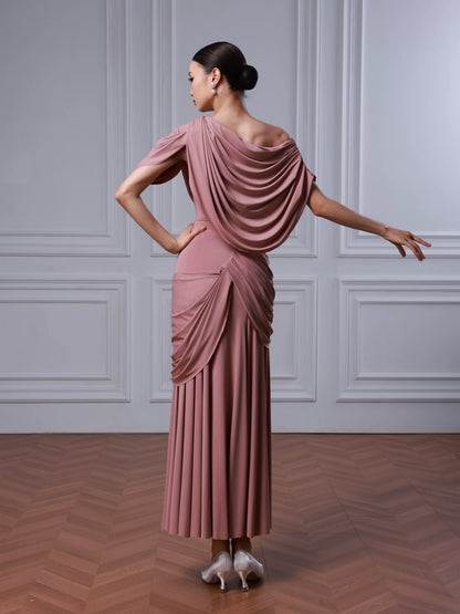 TID modern dance suit female senior split waltz dance costume elegant ballroom dance skirt B084/S053
