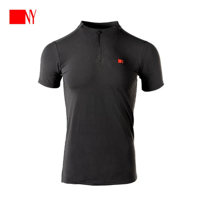 NY Nayi Modern Dance Suit Top Short Sleeve T-Shirt Men's Summer Ballroom Dance Latin Dance Practice Suit 25171S
