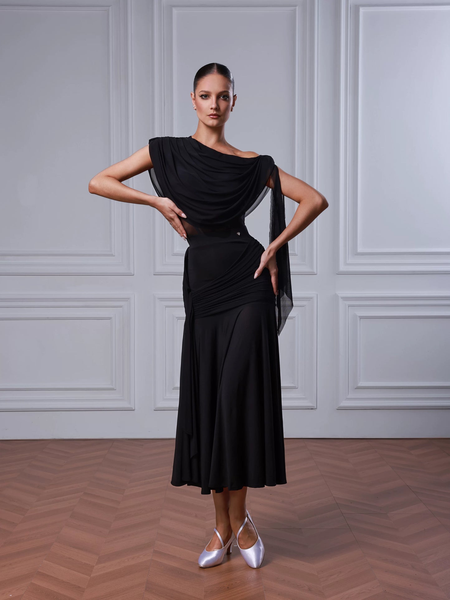 TID modern dance practice suit female ballroom dance practice suit waltz skirt B082/S051