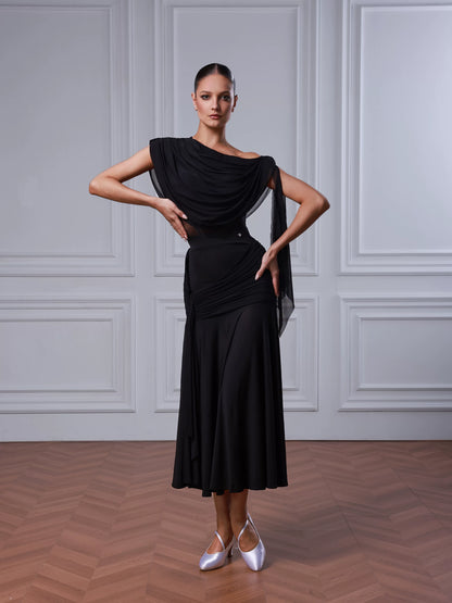 TID modern dance practice suit female ballroom dance practice suit waltz skirt B082/S051