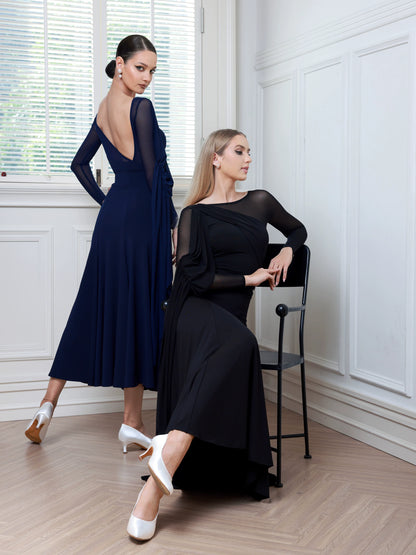 TID women's floating sleeve one-piece top and skirt B069/S043