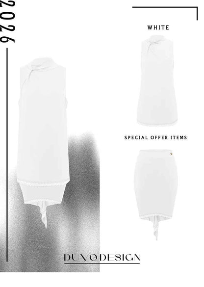 DUYQDSIGN014 Nine-color classic welfare set, including tops and skirts