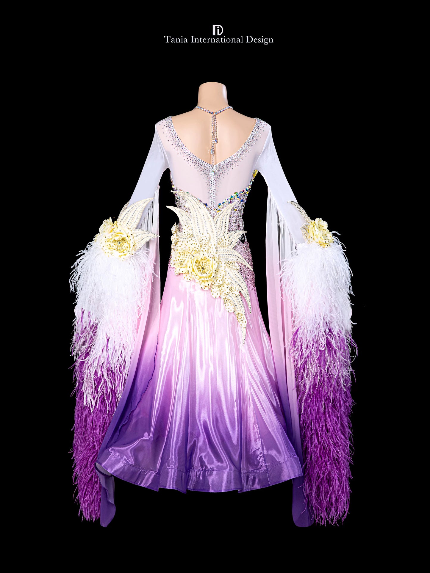 TID M1310 women's ballroom dance dress ballroom dance professional competition costume - Mine·Jas