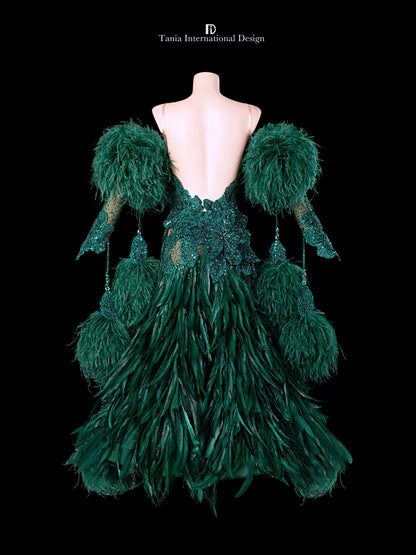 TID M1327 women's ballroom dance dress ballroom dance professional competition costume - Mine·Jas