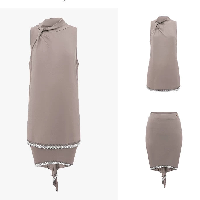 DUYQDSIGN014 Nine-color classic welfare set, including tops and skirts - Mine·Jas