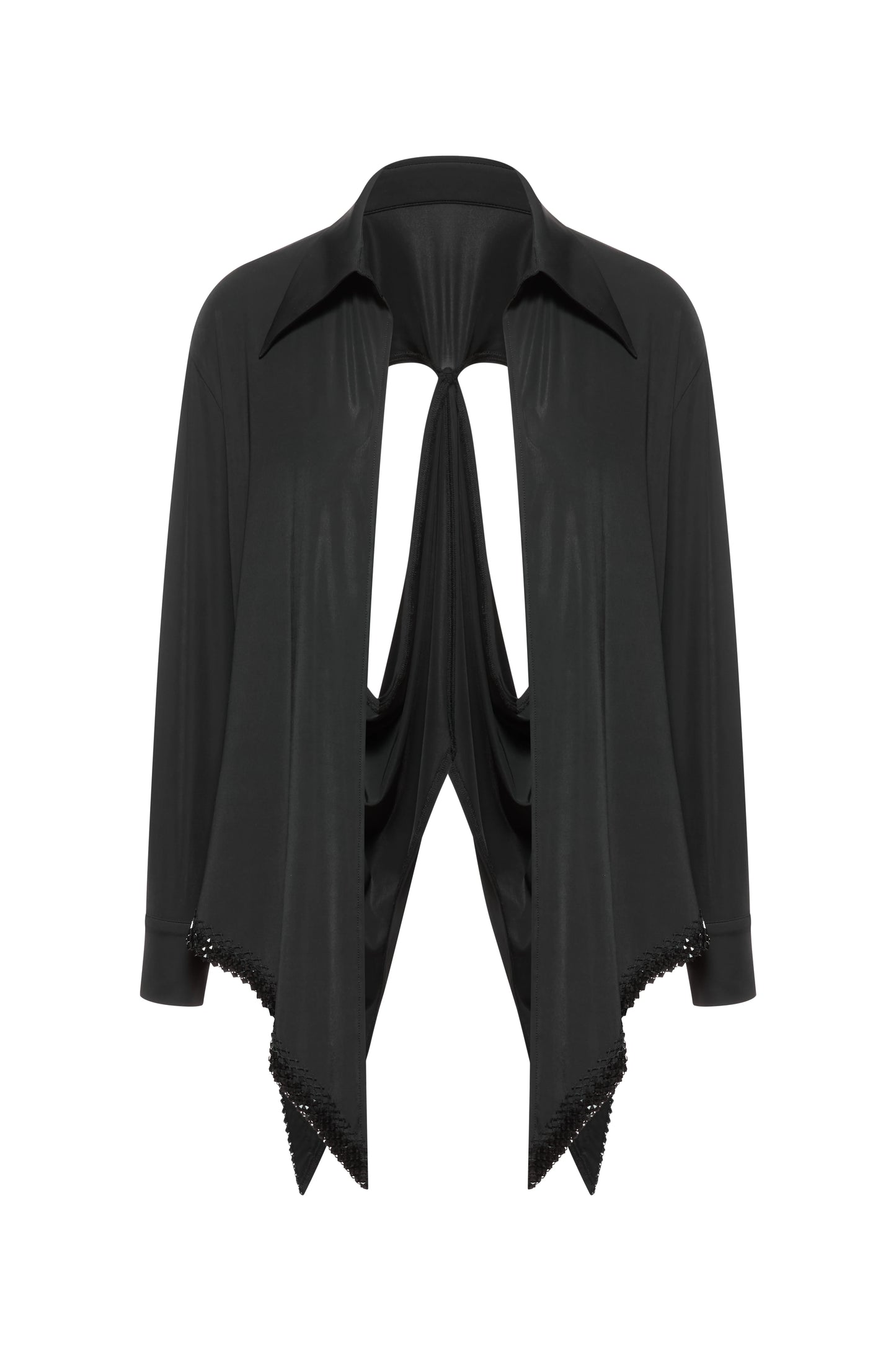 DUYQ "Mountain Awakening Rain Latin" 019 Back Hollow Diamond Shirt National Standard Women's Latin Dance Practice Suit