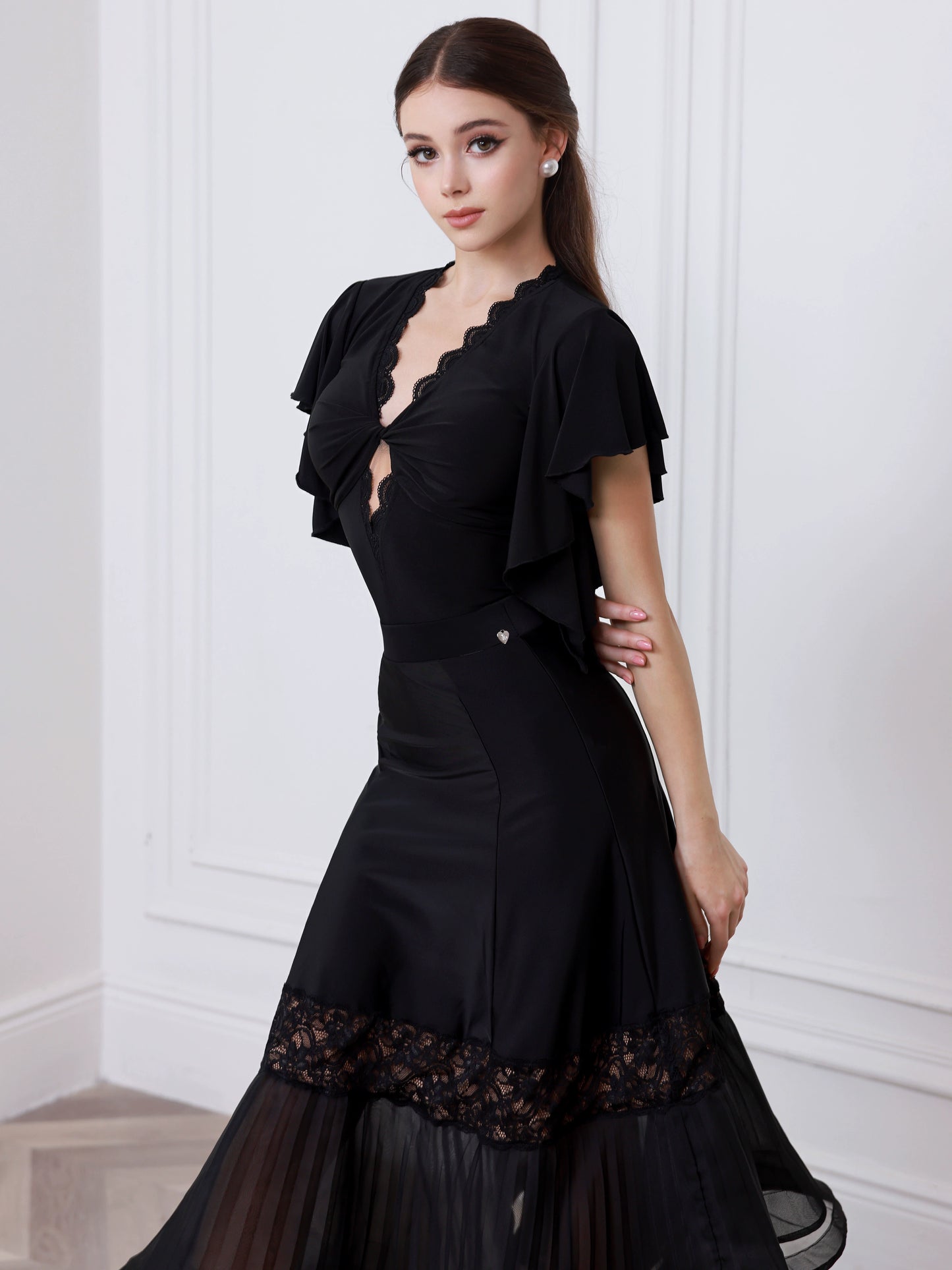 TID summer new ballroom dance skirt premium ballroom dance top