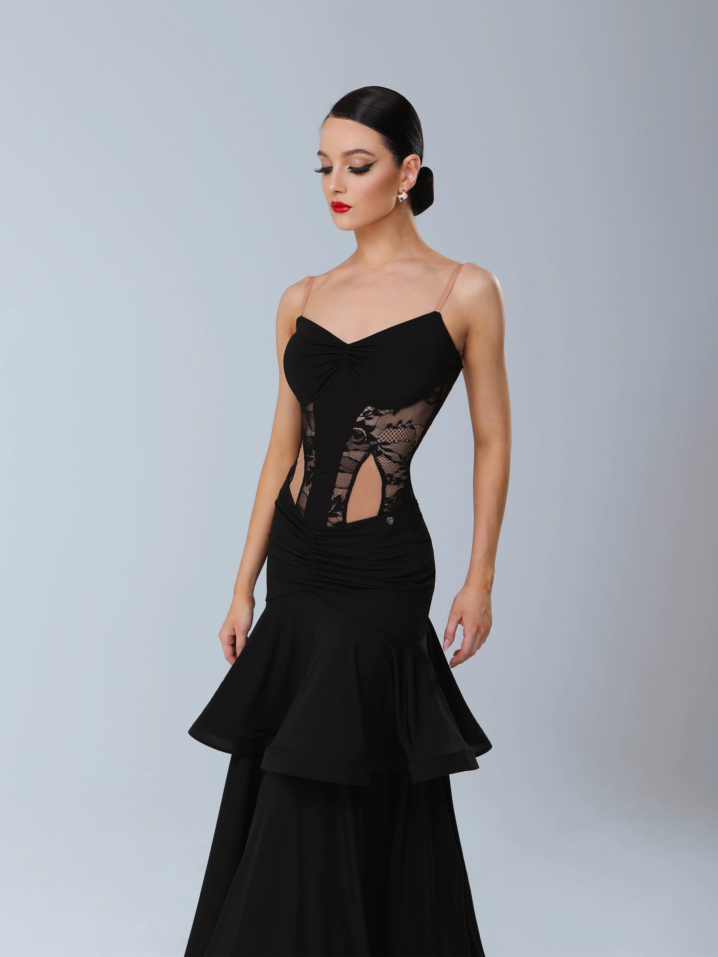 TID.D022 new ballroom dance swing skirt Latin dance performance suit Modern dance suit