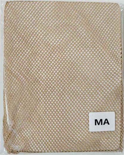 Professional Latin Dance Mesh Tights Caramel High Elastic Non-Slip Sole