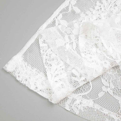 BD2628 one-shoulder lace slim dress