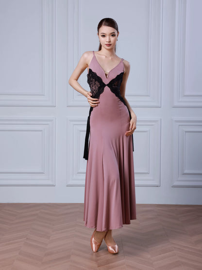 TID modern dance skirt new ballroom dance waltz pendulum dress premium women's dance skirt