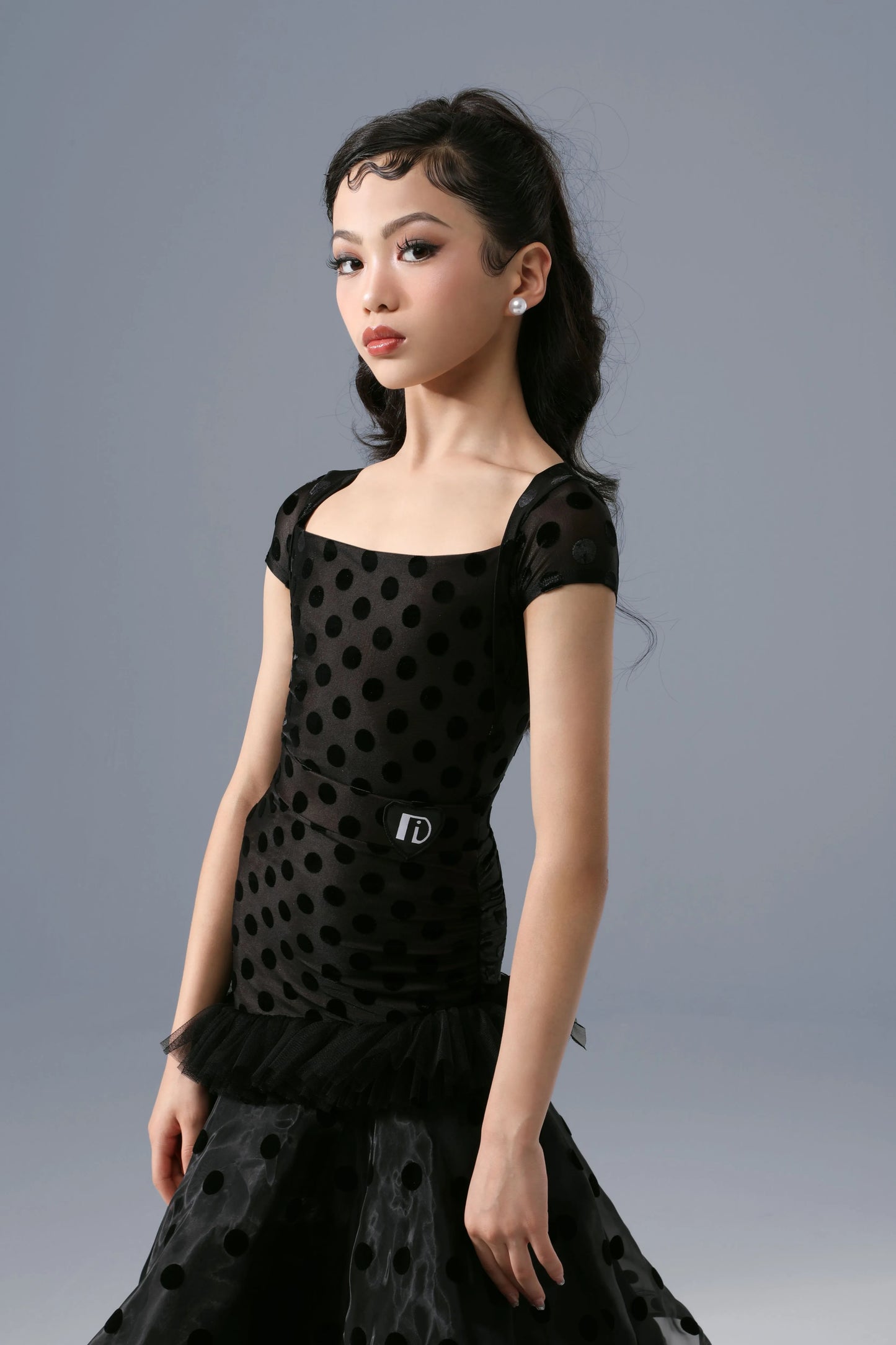 TID.0405 Children's Short Sleeve Children's Ballroom Dance Suit