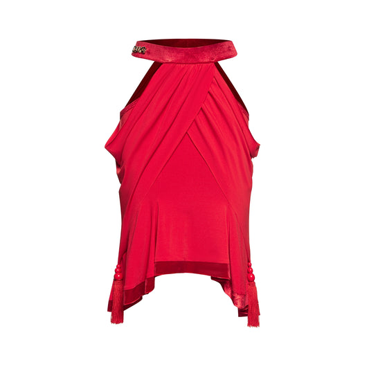 DUYQ [NSAD] 008 Mermaid Ji skirt national standard women's Latin dance practice performance uniform class uniform professional