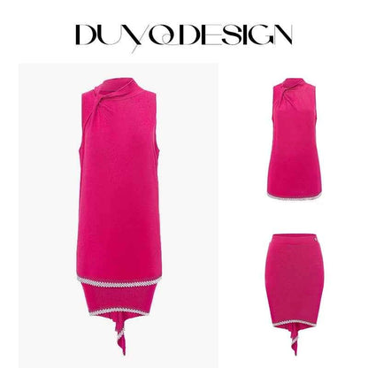 DUYQDSIGN014 Nine-color classic welfare set, including tops and skirts