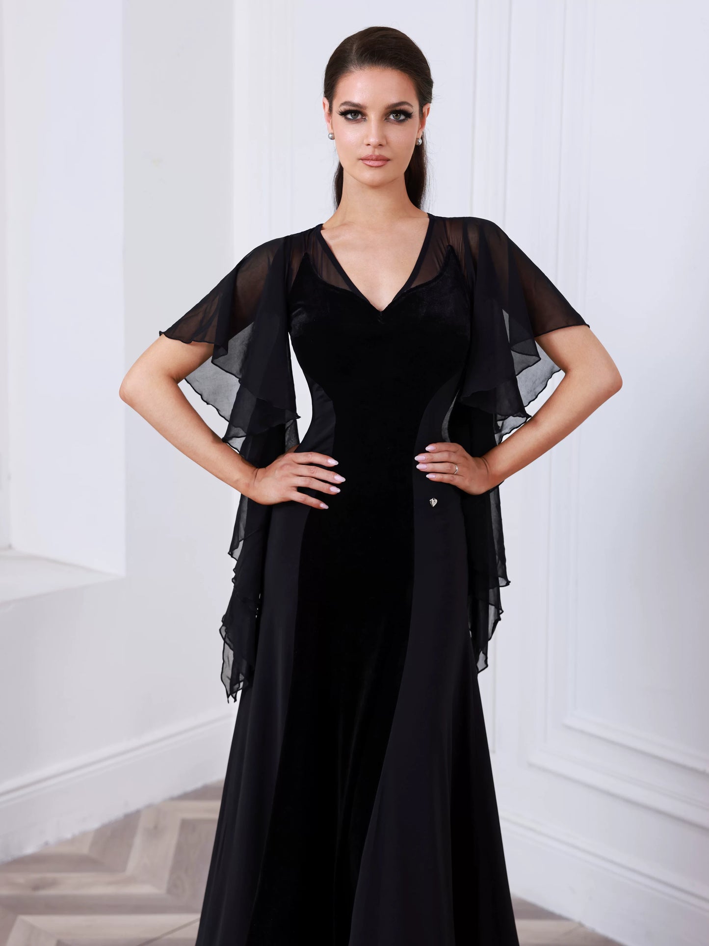 TID female waltz ballroom dance dress national ballroom dance practice suit D030