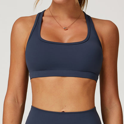 ZC. EWX2020 Naked beauty back yoga bra quick-drying sports underwear running shock-absorbing fitness bra